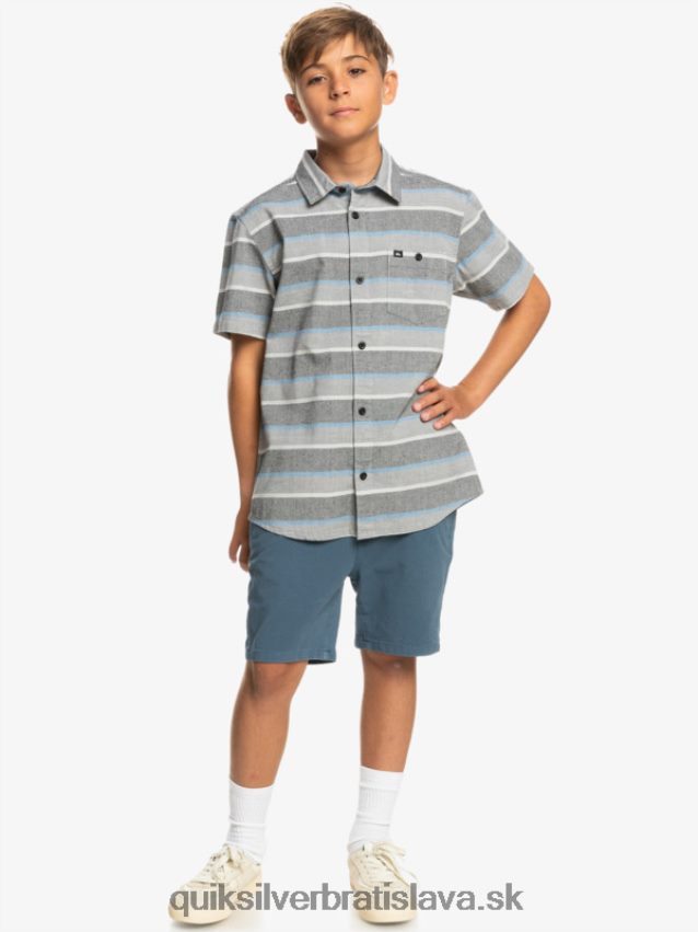 8-16 cali sunrise tričko Quiksilver chlapci B80HXR2157 black cali východ slnka 231