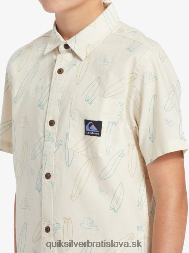 kde je moje tričko s krátkym rukávom Quiksilver chlapci B80HXR2008 breza kde je moja doska