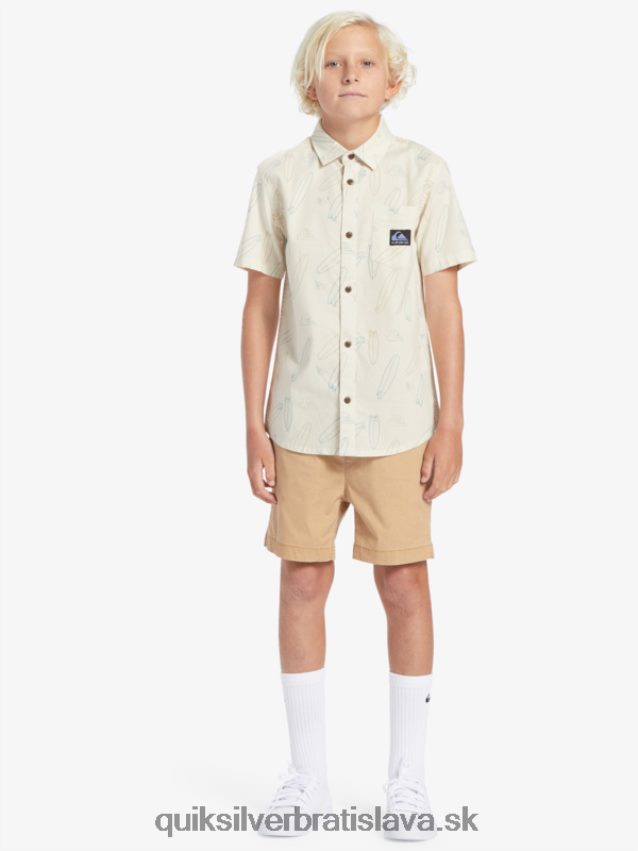 kde je moje tričko s krátkym rukávom Quiksilver chlapci B80HXR2008 breza kde je moja doska