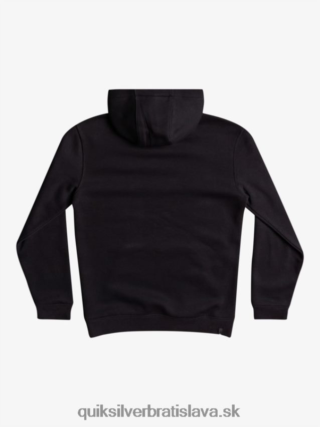 8-16 veľký fleecový top s logom Quiksilver chlapci B80HXR2248 čierna