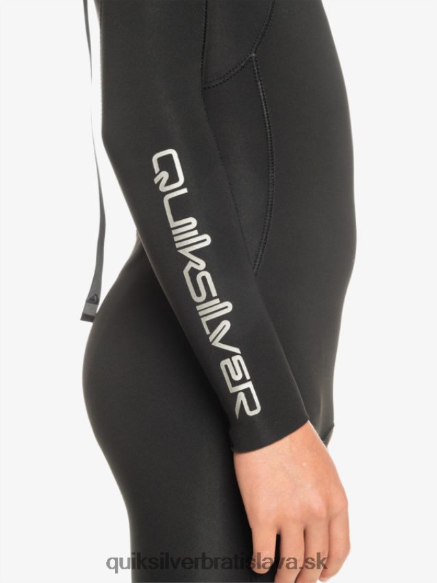8-16 3/2 mm neoprénový oblek na každodenné sedenia so zipsom na chrbte Quiksilver chlapci B80HXR2224 čierna