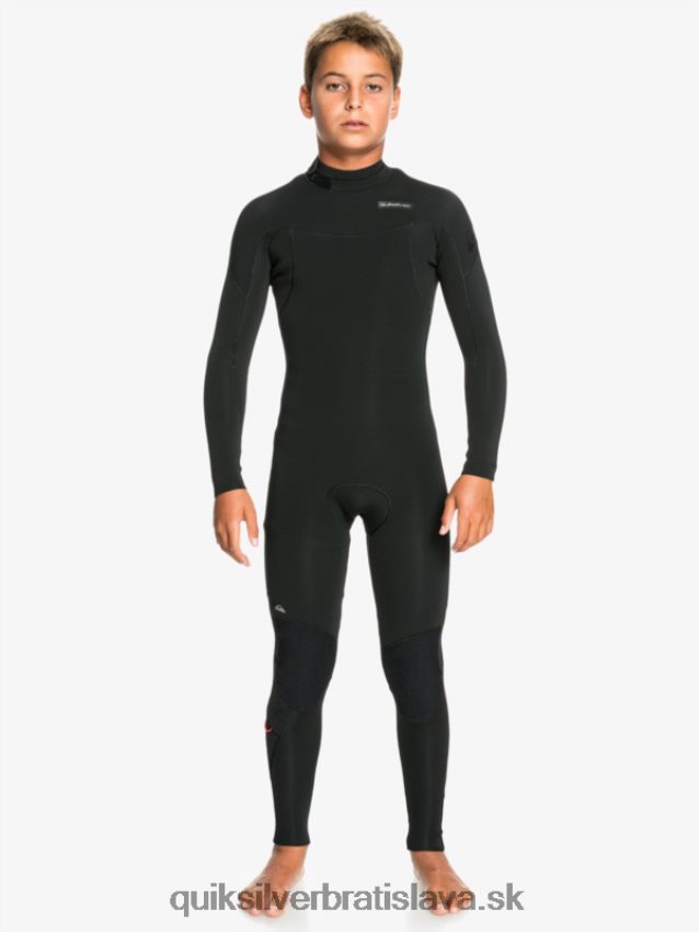 8-16 3/2mm sessions l/sl fullsuit Quiksilver chlapci B80HXR2194 čierna