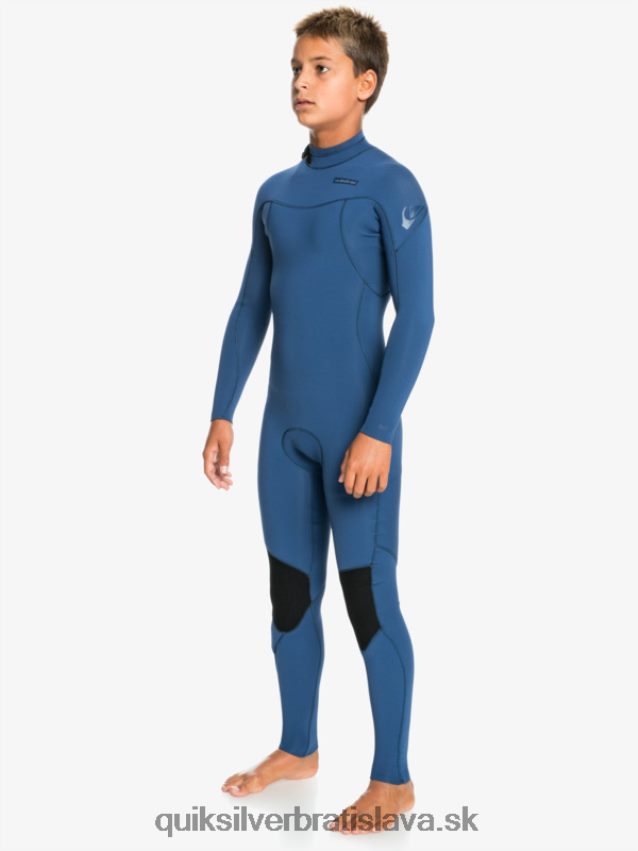 8-16 3/2mm sessions l/sl fullsuit Quiksilver chlapci B80HXR2195 insígnie modrá
