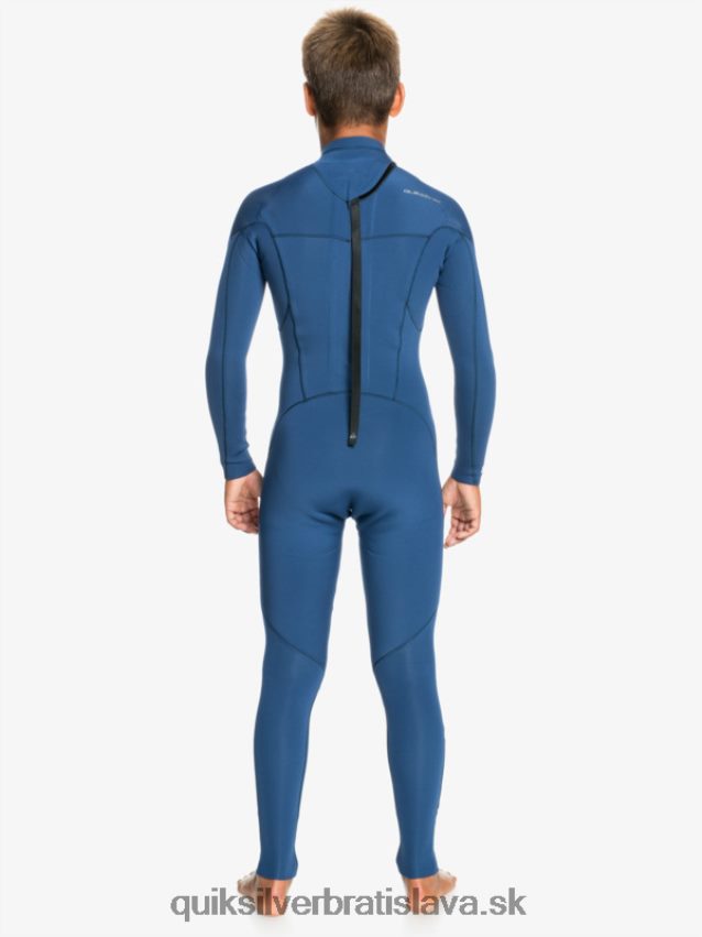 8-16 3/2mm sessions l/sl fullsuit Quiksilver chlapci B80HXR2195 insígnie modrá
