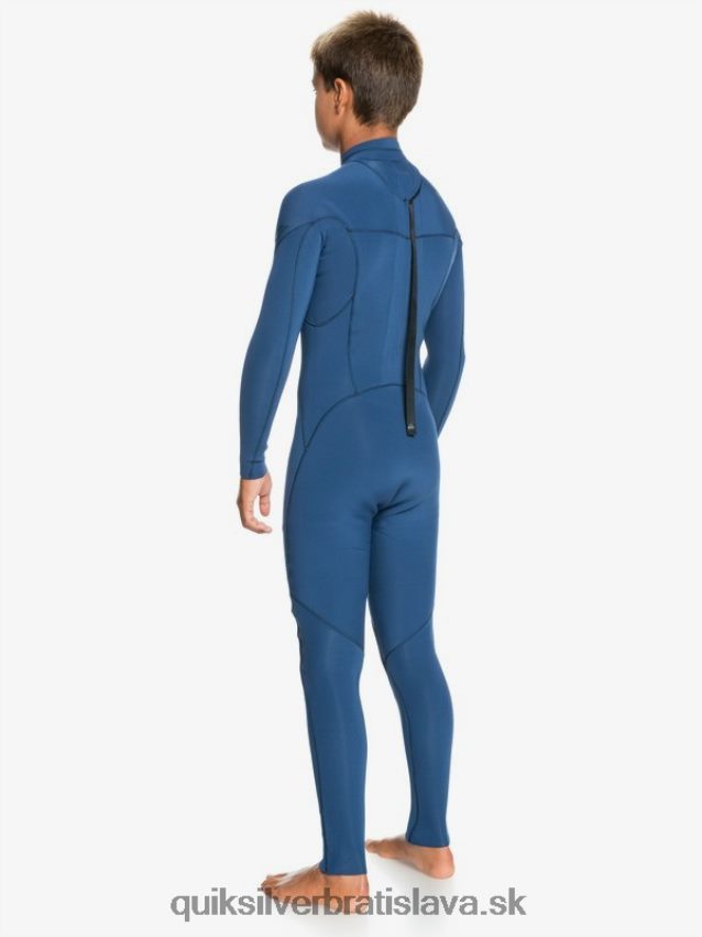 8-16 3/2mm sessions l/sl fullsuit Quiksilver chlapci B80HXR2195 insígnie modrá