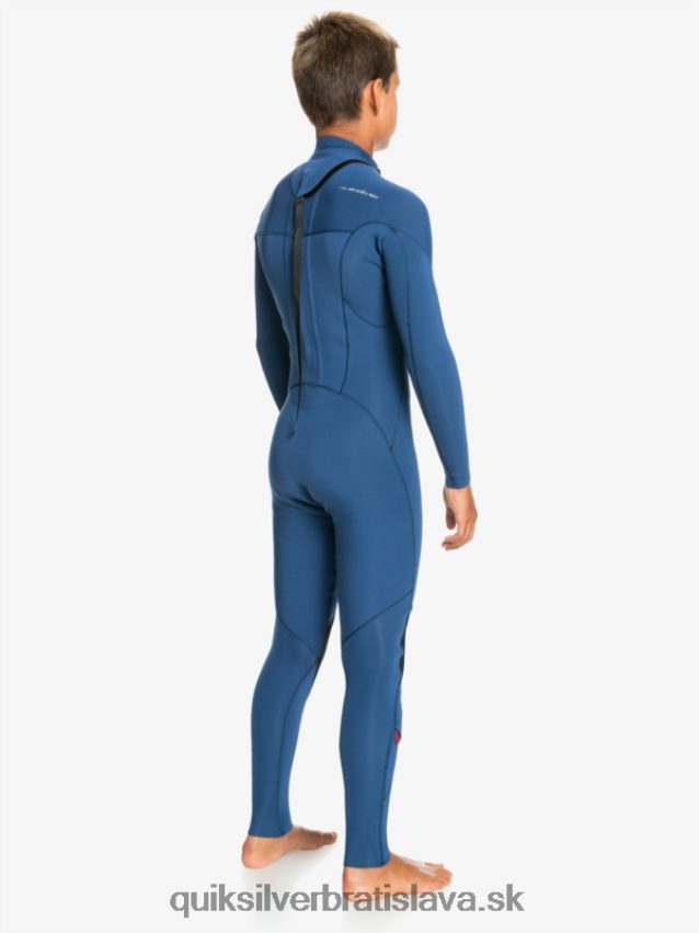 8-16 3/2mm sessions l/sl fullsuit Quiksilver chlapci B80HXR2195 insígnie modrá