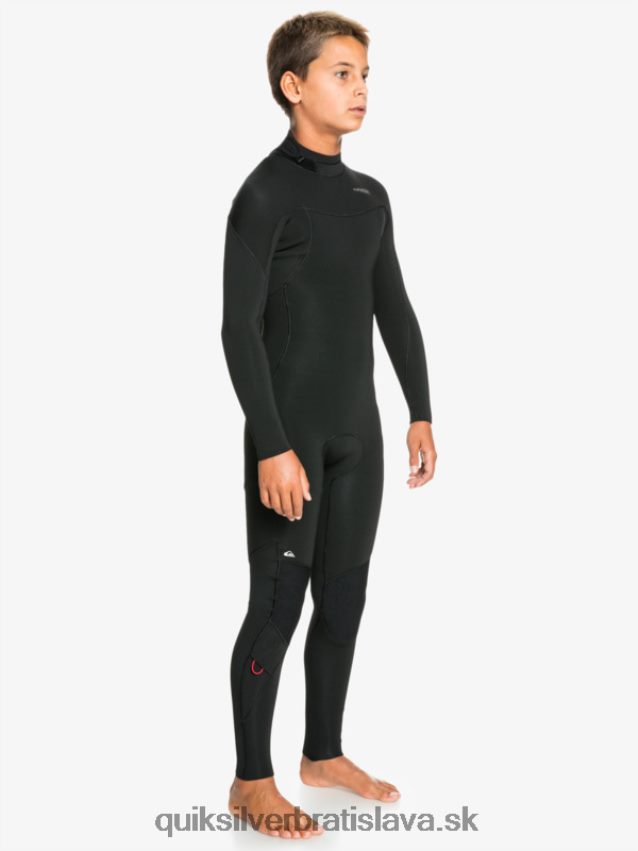 8-16 4/3mm sessions l/sl fullsuit Quiksilver chlapci B80HXR2188 čierna