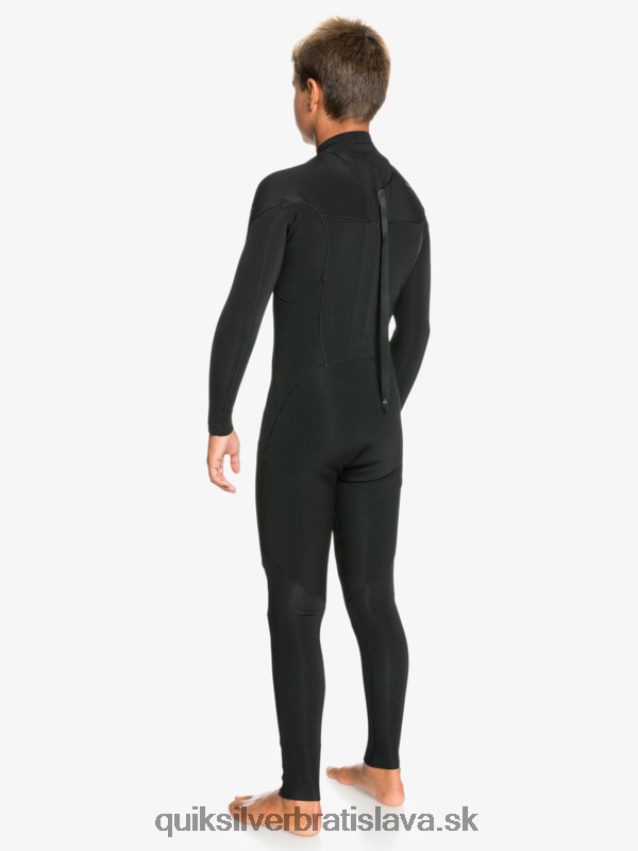 8-16 4/3mm sessions l/sl fullsuit Quiksilver chlapci B80HXR2188 čierna