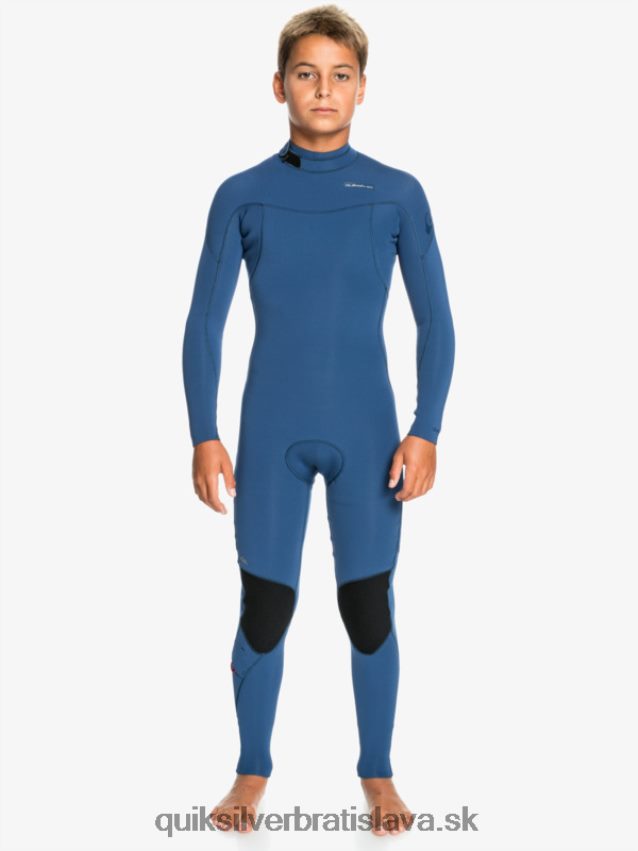 8-16 4/3mm sessions l/sl fullsuit Quiksilver chlapci B80HXR2189 insígnie modrá