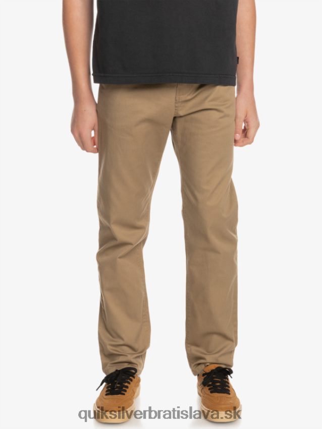 8-16 hore každodenné nohavice Quiksilver chlapci B80HXR2239 brestový