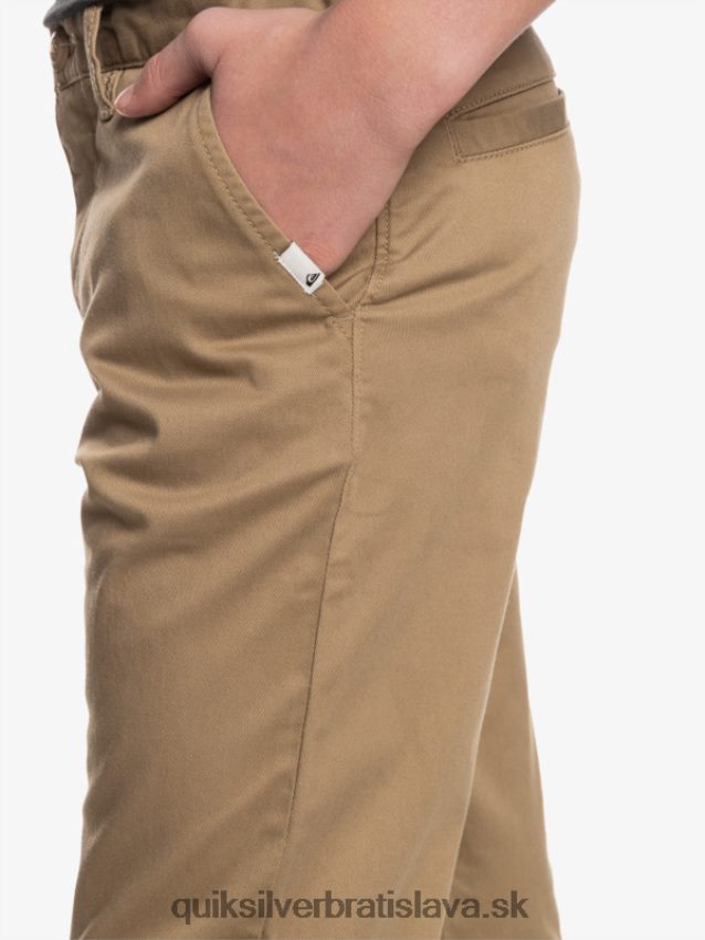 8-16 hore každodenné nohavice Quiksilver chlapci B80HXR2239 brestový