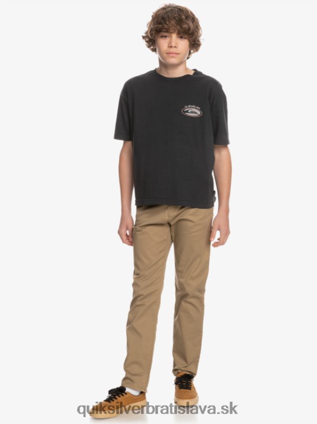 8-16 hore každodenné nohavice Quiksilver chlapci B80HXR2239 brestový