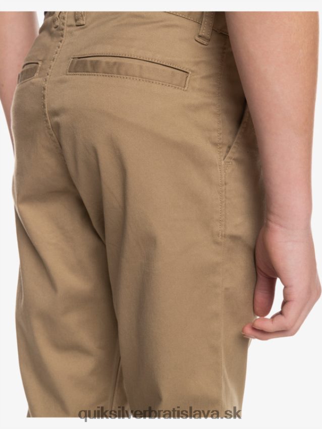 8-16 hore každodenné nohavice Quiksilver chlapci B80HXR2239 brestový