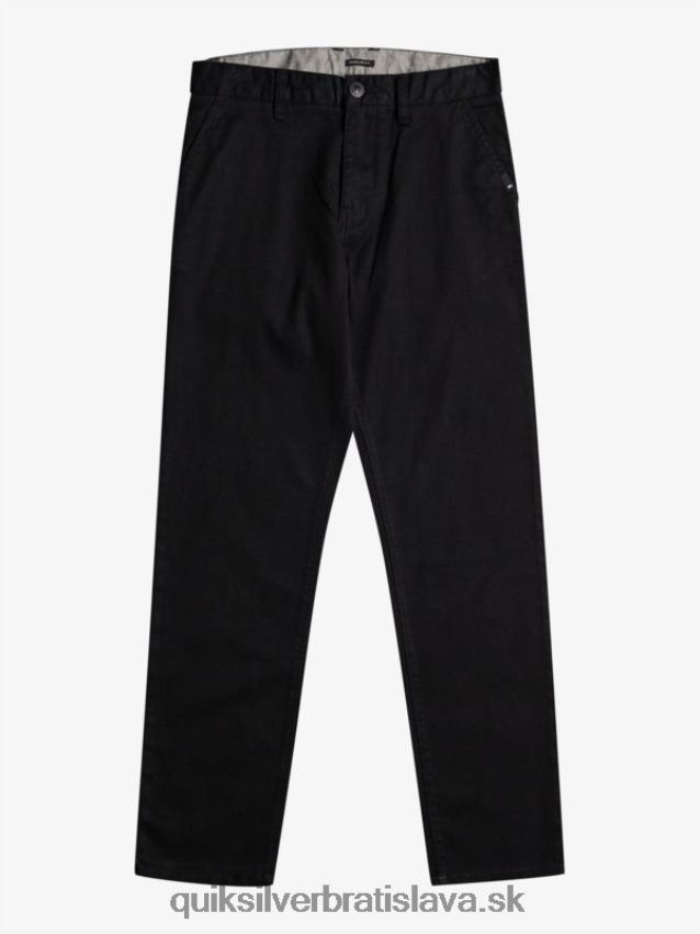 8-16 hore každodenné nohavice Quiksilver chlapci B80HXR2240 čierna