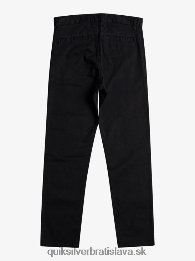8-16 hore každodenné nohavice Quiksilver chlapci B80HXR2240 čierna