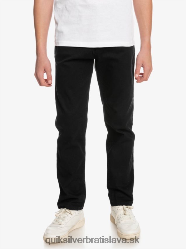 8-16 hore každodenné nohavice Quiksilver chlapci B80HXR2240 čierna