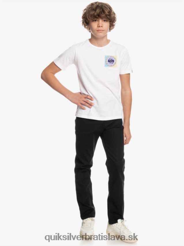 8-16 hore každodenné nohavice Quiksilver chlapci B80HXR2240 čierna