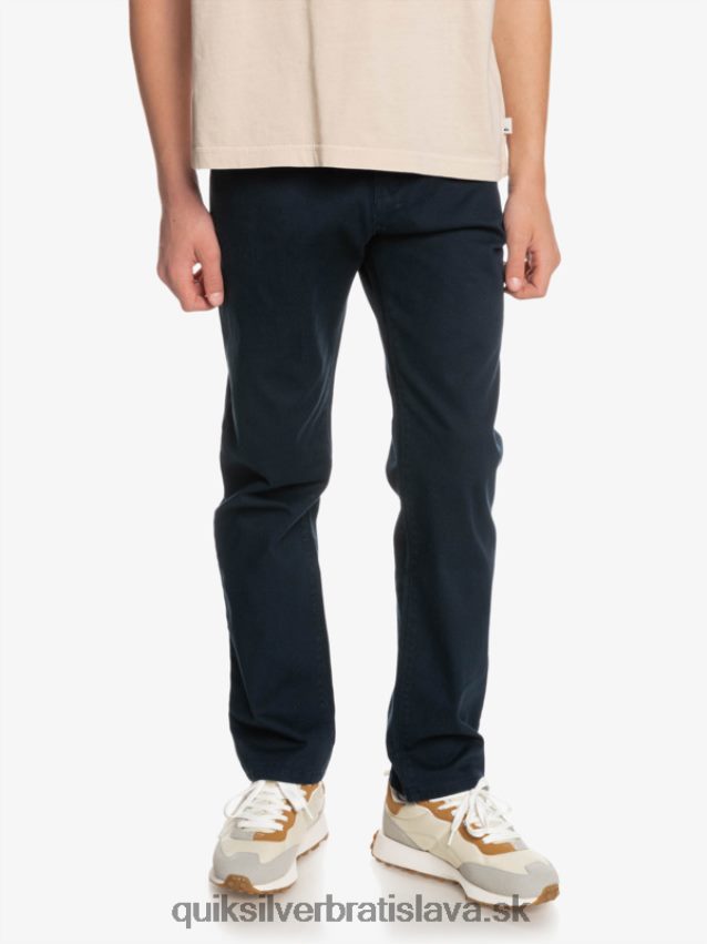 8-16 hore každodenné nohavice Quiksilver chlapci B80HXR2241 námornícke sako