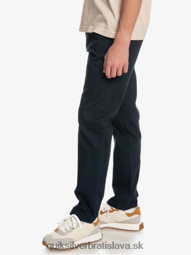 8-16 hore každodenné nohavice Quiksilver chlapci B80HXR2241 námornícke sako