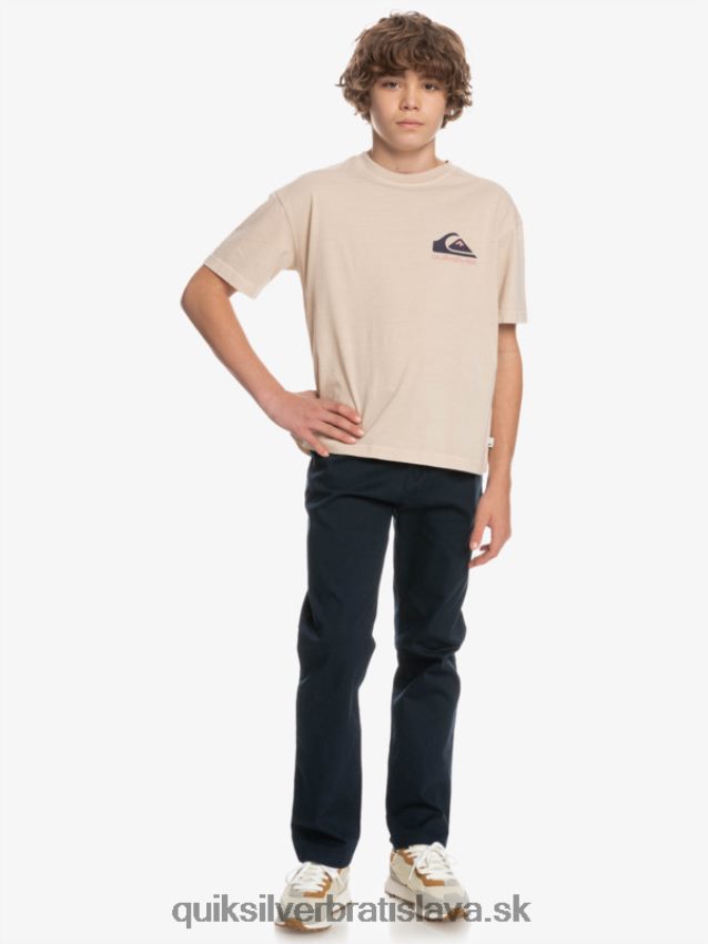 8-16 hore každodenné nohavice Quiksilver chlapci B80HXR2241 námornícke sako