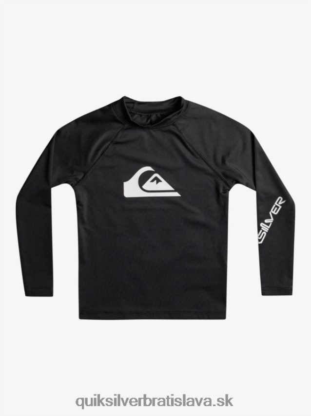 2-7 all time ls l/sl surfové tričko Quiksilver chlapci B80HXR2074 čierna