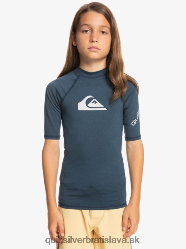 8-16 all time ss young s/sl surfové tričko Quiksilver chlapci B80HXR2061 námornícke sako vres