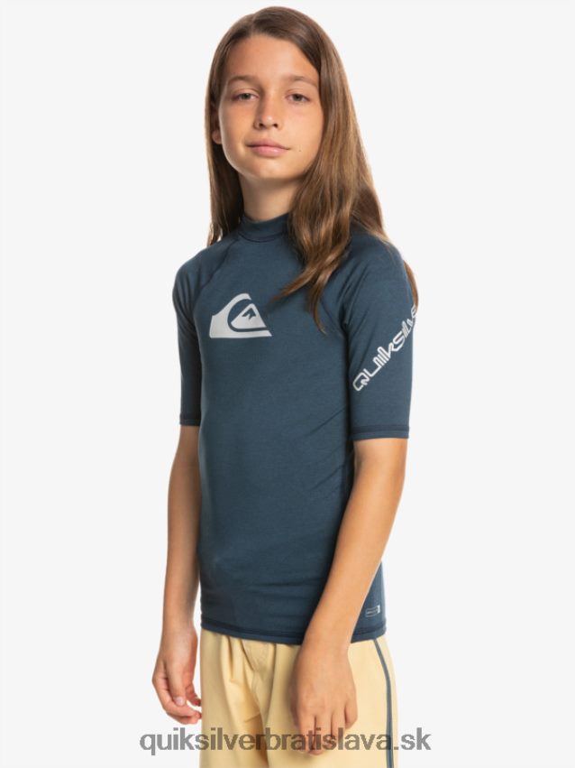 8-16 all time ss young s/sl surfové tričko Quiksilver chlapci B80HXR2061 námornícke sako vres