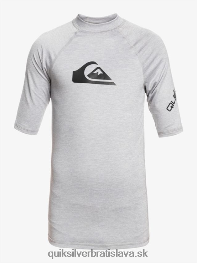 8-16 all time ss young s/sl surfové tričko Quiksilver chlapci B80HXR2062 vres so snehom