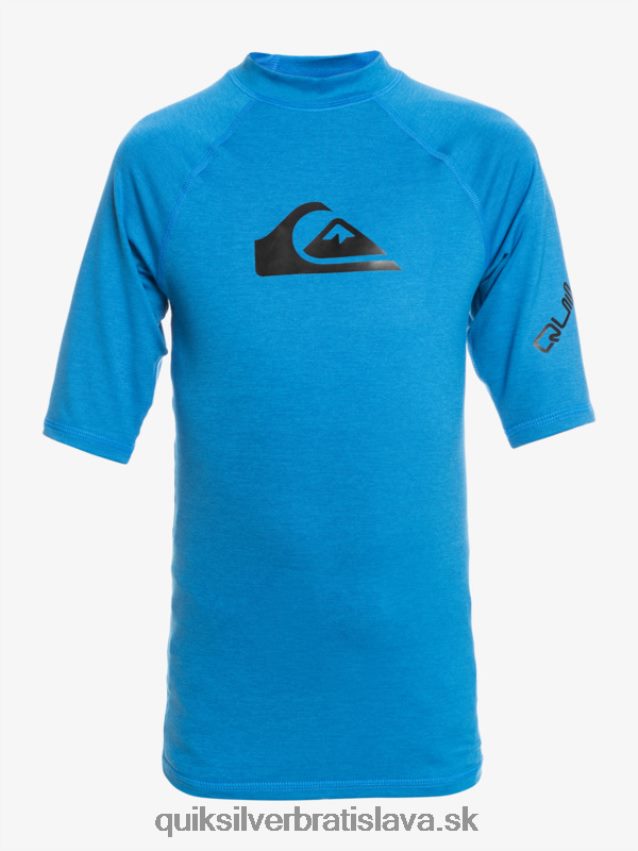 8-16 all time ss young s/sl surfové tričko Quiksilver chlapci B80HXR2063 šnorchlovať modrý vres
