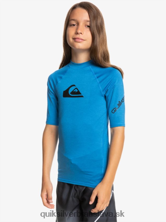 8-16 all time ss young s/sl surfové tričko Quiksilver chlapci B80HXR2063 šnorchlovať modrý vres