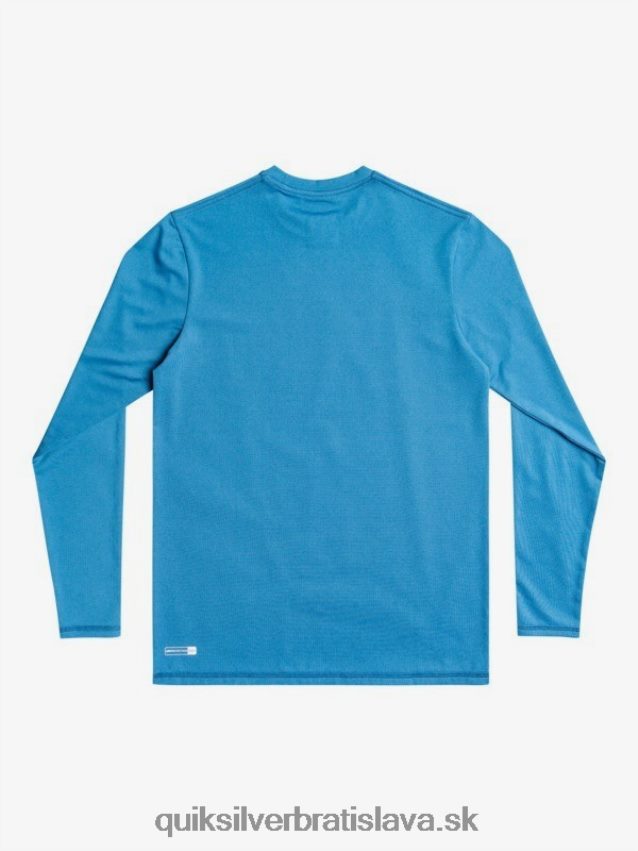 8-16 dedičné tričko na surf s dlhým rukávom upf 50 Quiksilver chlapci B80HXR2262 vallarta modrý vres