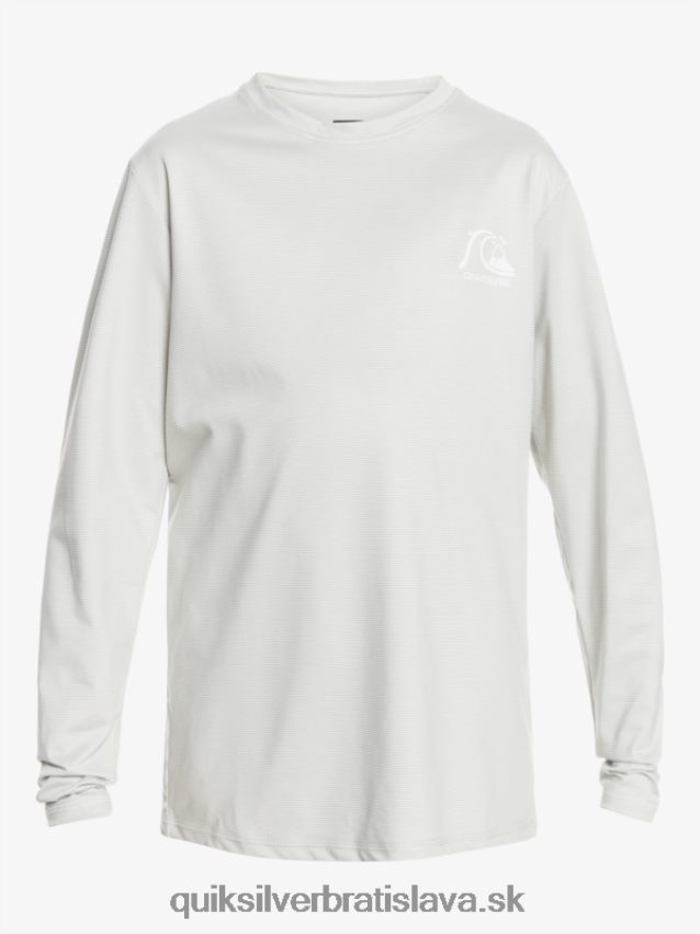 8-16 dedičné vresové tričko na surfovanie s dlhým rukávom upf 50 Quiksilver chlapci B80HXR2198 šedofialový vres