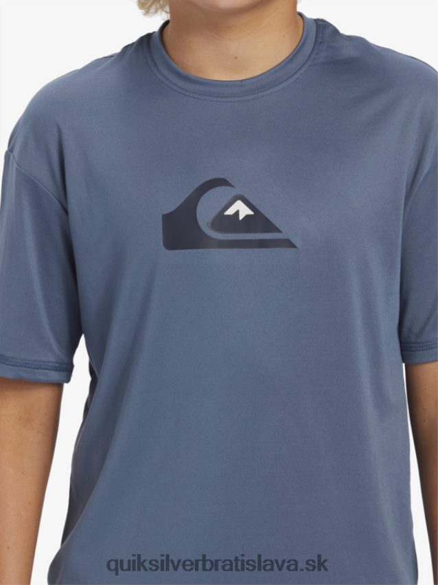 Surfové tričko s krátkym rukávom, upf 50, 8-16 Quiksilver chlapci B80HXR2136 Beringovo more