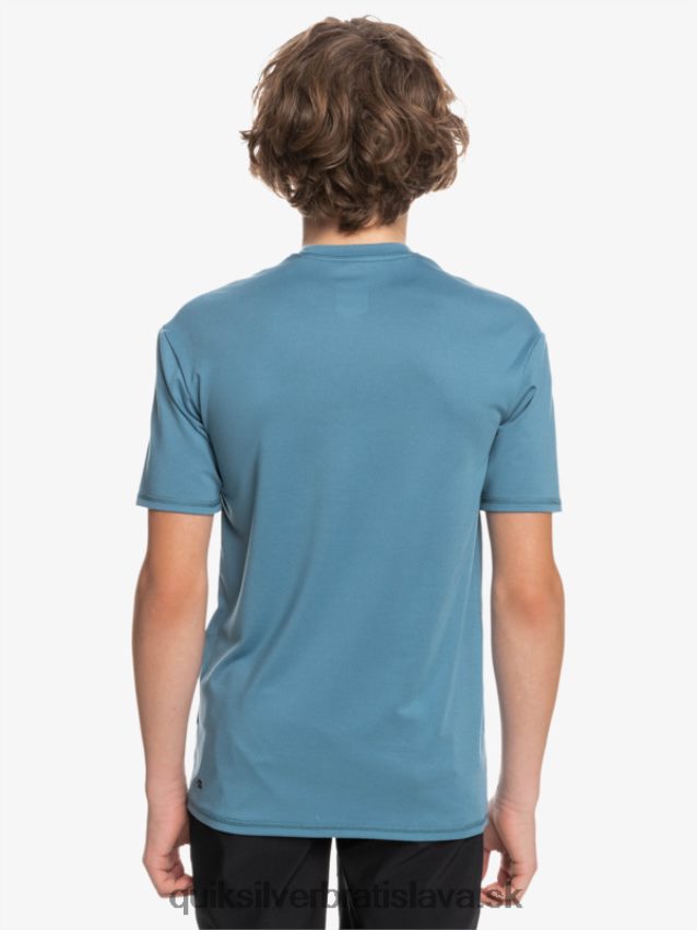 Surfové tričko s krátkym rukávom, upf 50, 8-16 Quiksilver chlapci B80HXR2138 provensálsky