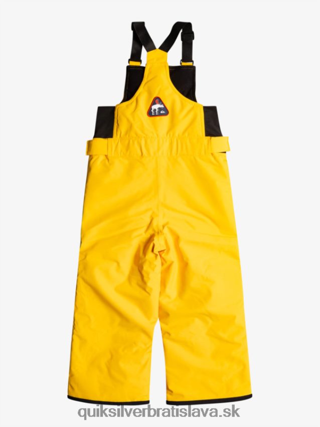 2-7 boogie snehových nohavíc Quiksilver chlapci B80HXR2297 zlatý prút