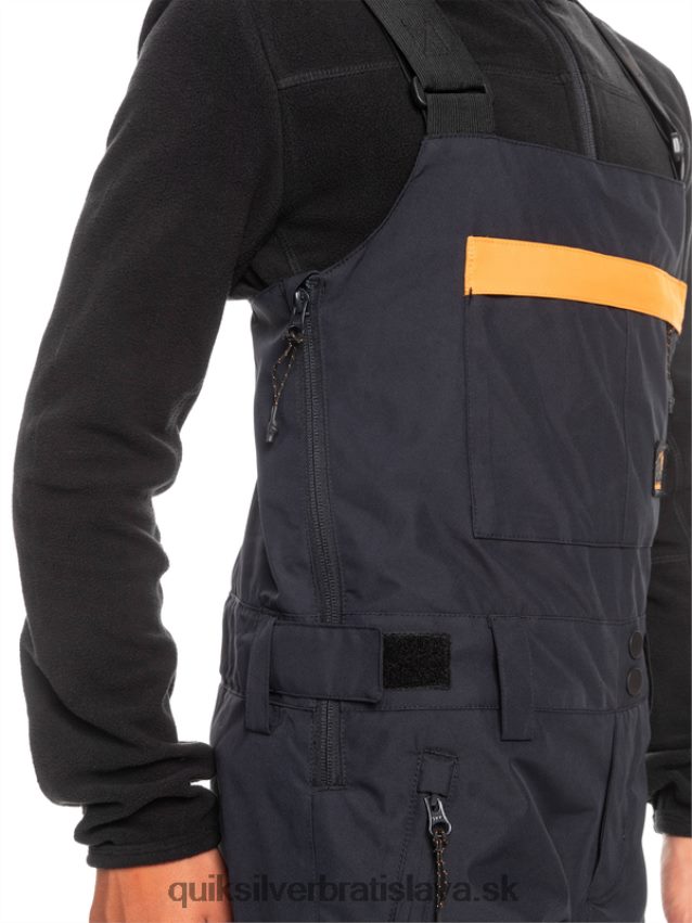 8-16 zateplené nohavice so snehovým podbradníkom Quiksilver chlapci B80HXR2318 pravá čierna