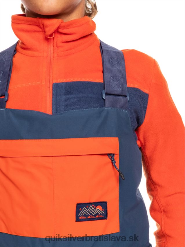 8-16 zateplené nohavice so snehovým podbradníkom Quiksilver chlapci B80HXR2319 insígnie modrá