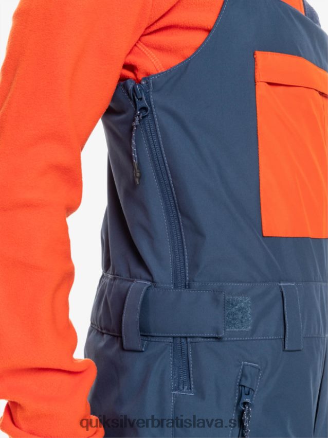 8-16 zateplené nohavice so snehovým podbradníkom Quiksilver chlapci B80HXR2319 insígnie modrá