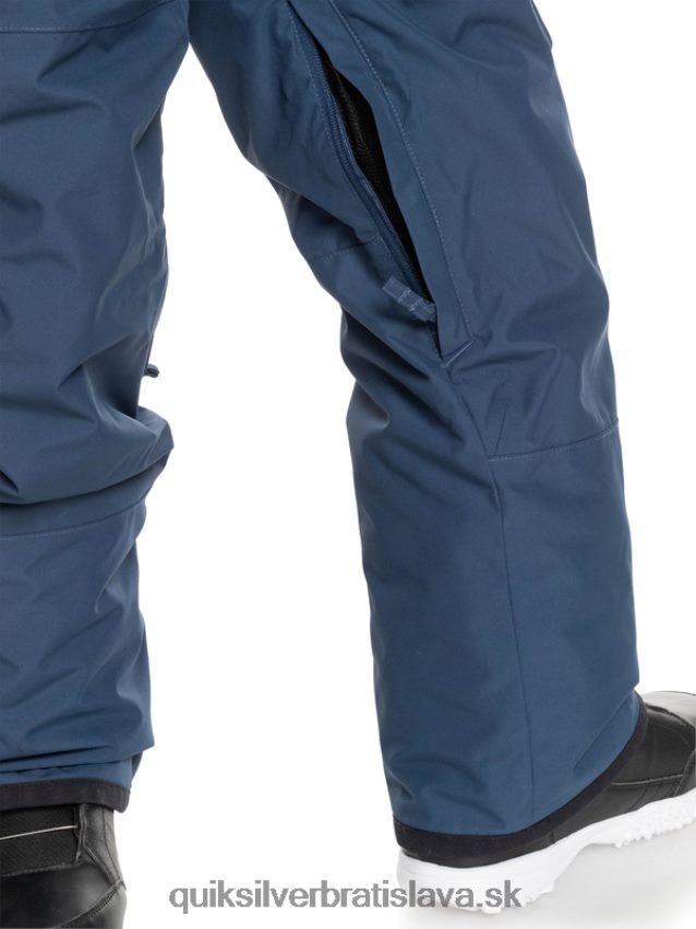 8-16 zateplené nohavice so snehovým podbradníkom Quiksilver chlapci B80HXR2319 insígnie modrá