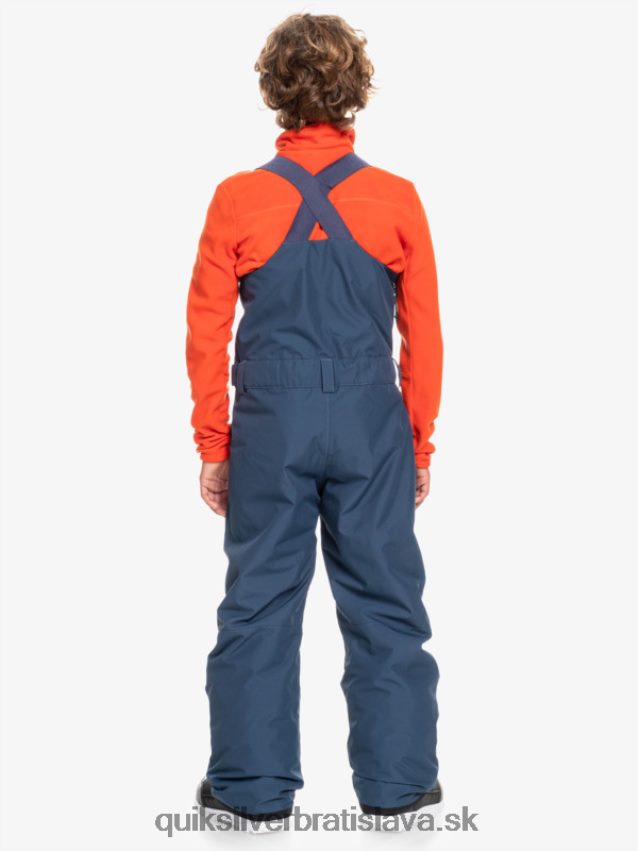 8-16 zateplené nohavice so snehovým podbradníkom Quiksilver chlapci B80HXR2319 insígnie modrá