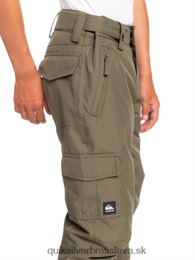 Nohavice do snehu 8-16 Quiksilver chlapci B80HXR2259 hroznový list