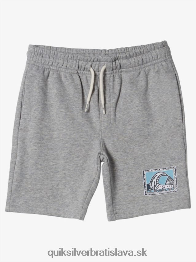 2-7 ľahkých denných joggerov Quiksilver chlapci B80HXR2076 svetlosivý vres