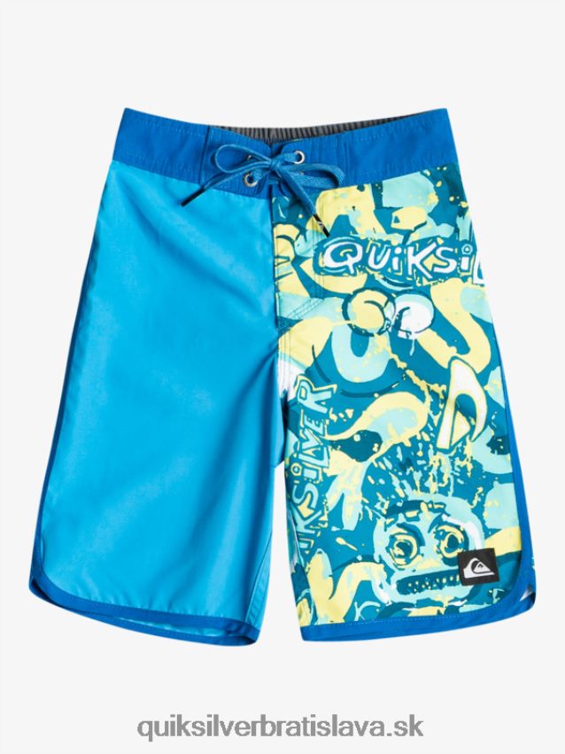 2-7 každodenných hrebenatiek 14 šortiek Quiksilver chlapci B80HXR1922 veselý