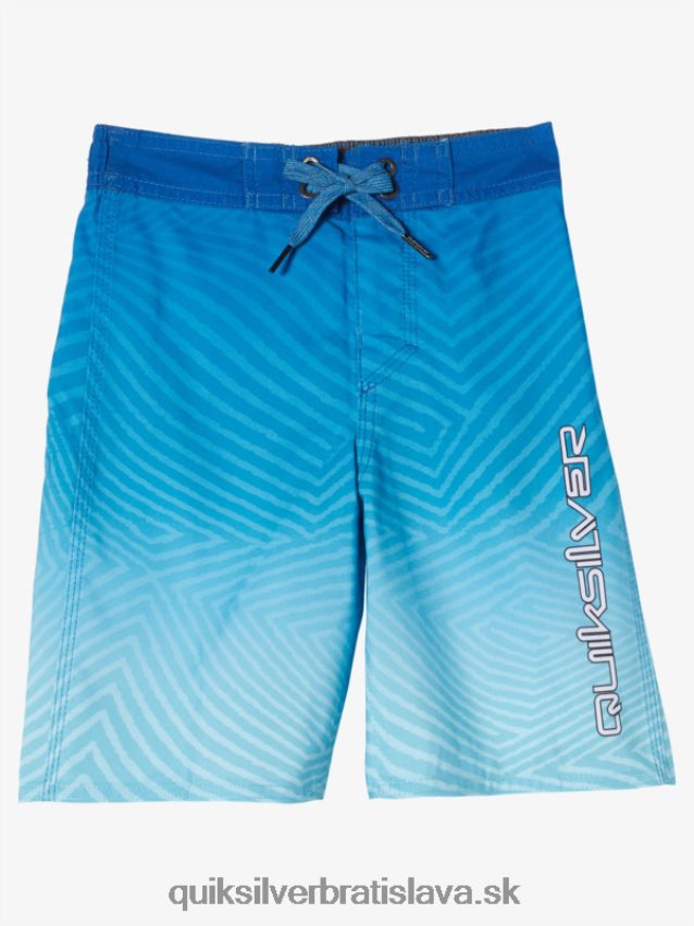 2-7 každodenných warp fade 14 šortiek Quiksilver chlapci B80HXR2175 šnorchlovať modrá