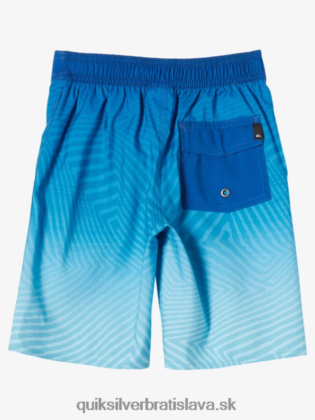 2-7 každodenných warp fade 14 šortiek Quiksilver chlapci B80HXR2175 šnorchlovať modrá