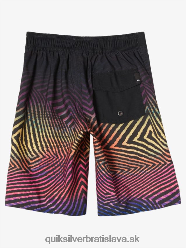 2-7 každodenných warp fade 14 šortiek Quiksilver chlapci B80HXR2176 asfaltka