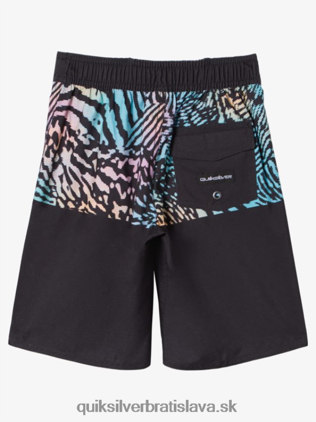 2-7 každodenná divízia 14 šortky Quiksilver chlapci B80HXR1893 čierna