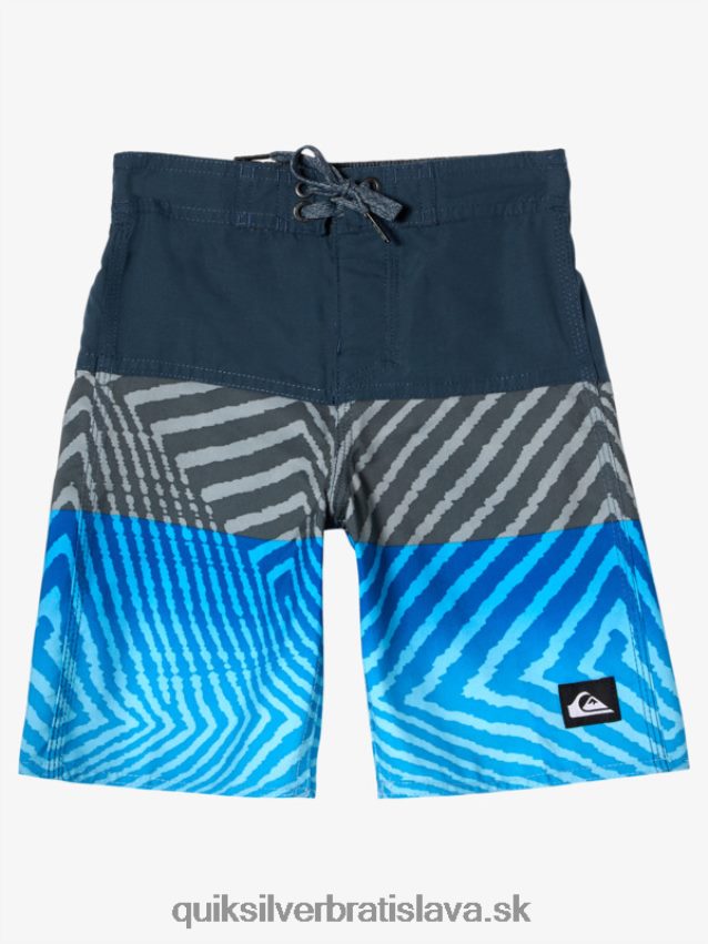2-7 kraťasy na každodenné použitie z panelu 14 Quiksilver chlapci B80HXR1898 polnočné námorníctvo