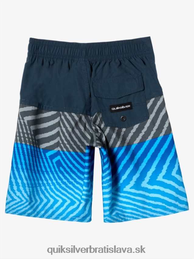 2-7 kraťasy na každodenné použitie z panelu 14 Quiksilver chlapci B80HXR1898 polnočné námorníctvo