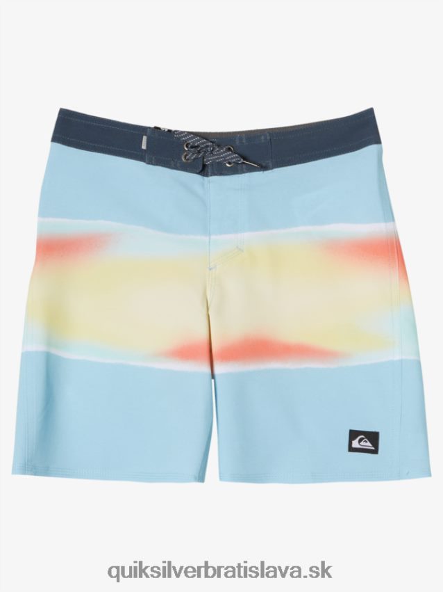 2-7 surfsilk air brush 14 boardshorts Quiksilver chlapci B80HXR2180 modrá obloha